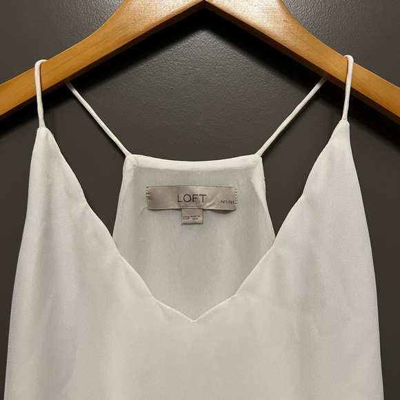 NEW LOFT Petite XXS Flowy Tank Top - Picture 2 of 3